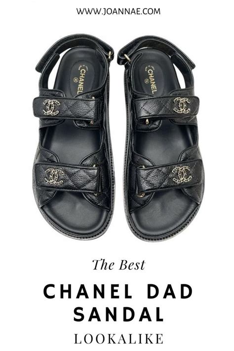 chanel sandals dupe|chanel dad sandal dupes.